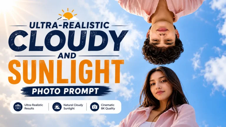 Ultra-Realistic Cloudy and Sunlight Photo Prompt 2026