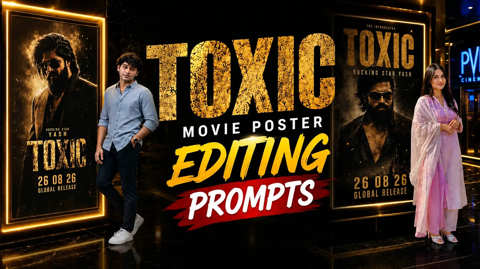 Toxic Movie Poster Editing Prompts