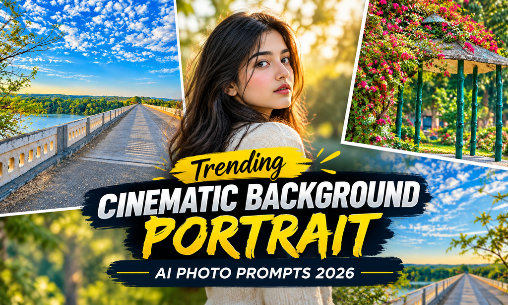 Cinematic Background Portrait AI Photo Prompts