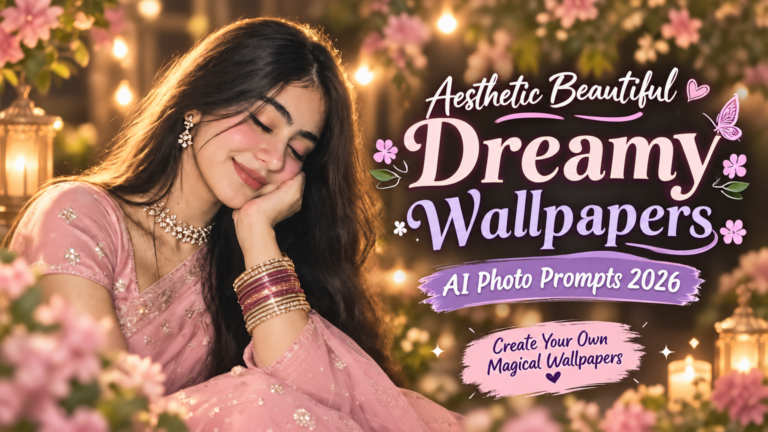Aesthetic Beautiful Dreamy Wallpapers AI Photo Prompts 2026